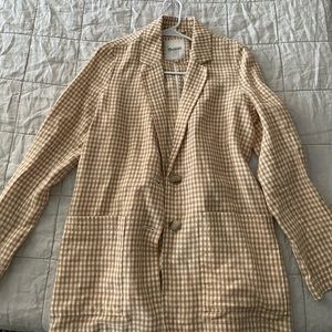 Madewell linen blazer NWT